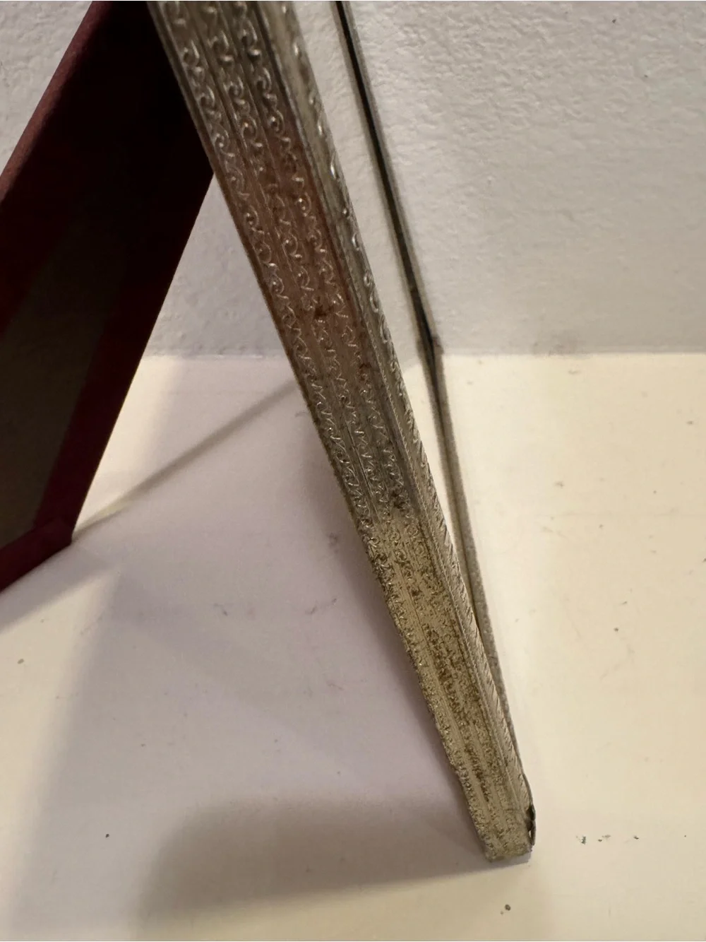 Vintage Antique Style Silver Tone 8x10 Picture Frame